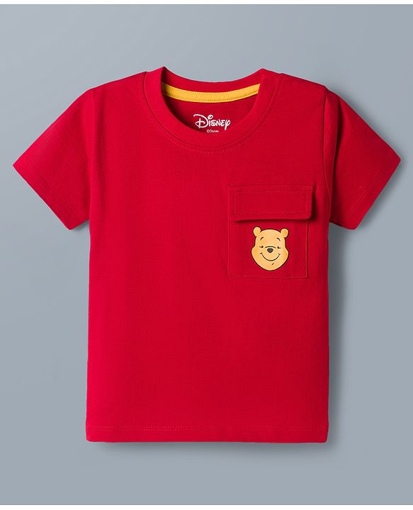 Babyhug Disney Single Jersey Knit Half Sleeves T-Shirts With Winnie & Friends Graphics Pack of 3 - Multicolor