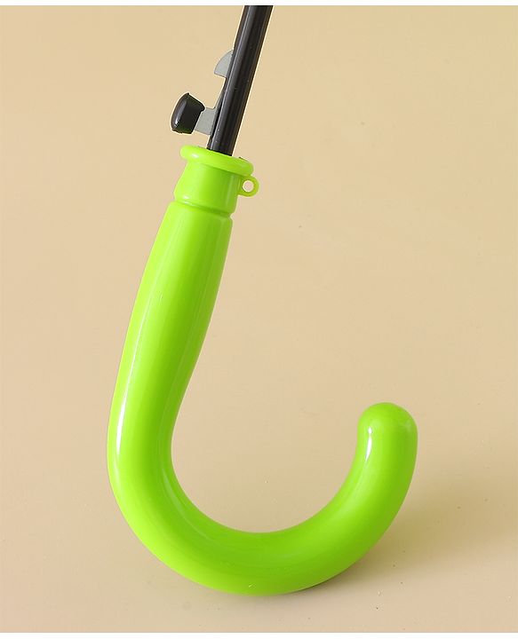 Babyhug Free Size Umbrella with Animal Print - Green