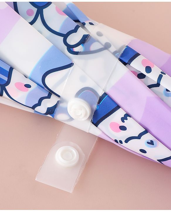 Babyhug Free Size Umbrella with Penguin Print - Purple