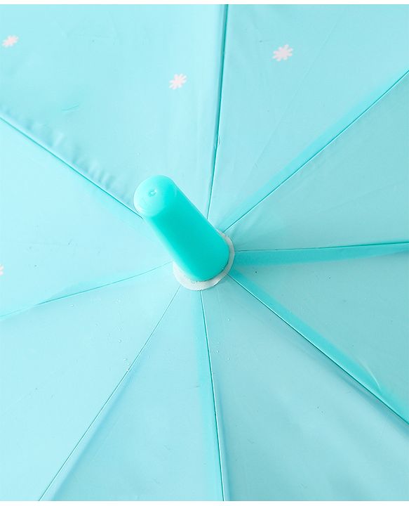 Babyhug Free Size Umbrella with Penguin Print - Light Blue