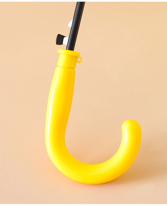 Babyhug Free Size Umbrella with Animal Print - Yellow