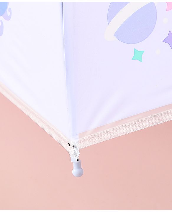 Babyhug Free Size Umbrella with Unicorn Print - Purple