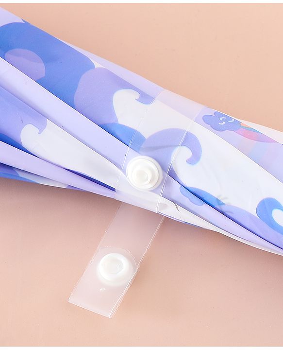 Babyhug Free Size Umbrella with Unicorn Print - Purple