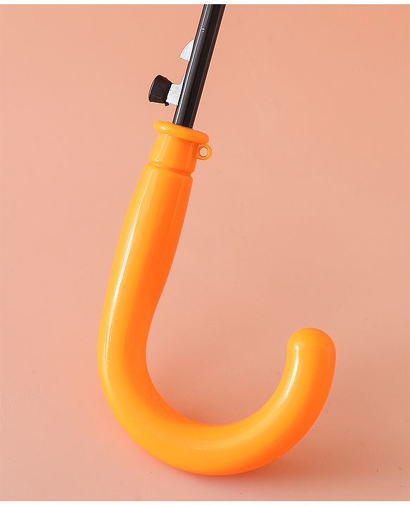 Babyhug Free Size Umbrella with Orange Print - Multicolor