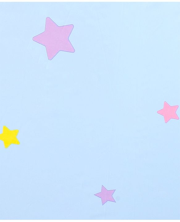 Babyhug Free Size Umbrella with Unicorn Print - Blue