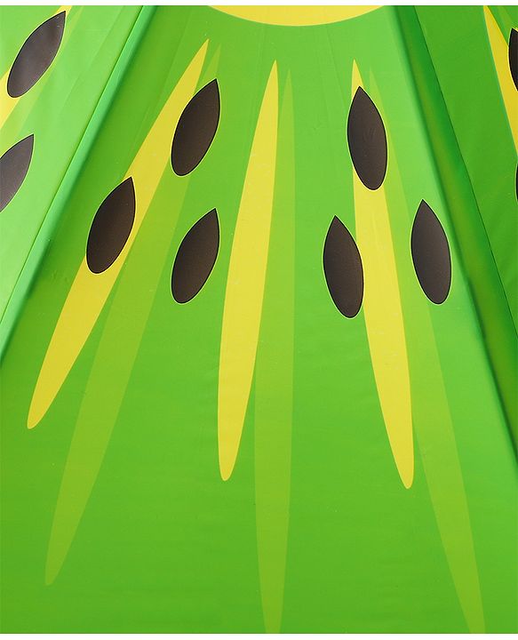 Babyhug Free Size Umbrella with Kiwi Print - Green