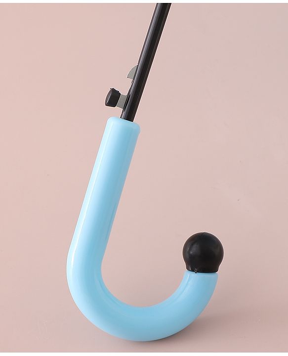 Babyhug Free Size Umbrella with Elephant Print - Light Blue