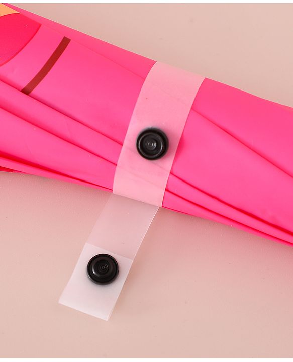 Babyhug Free Size Umbrella with Bunny Print - Fuchsia