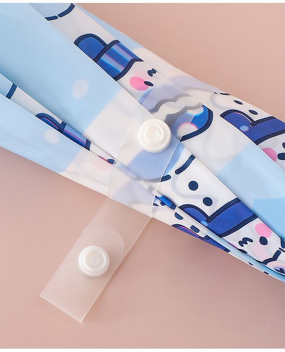 Babyhug Free Size Umbrella with Penguin Print - Blue