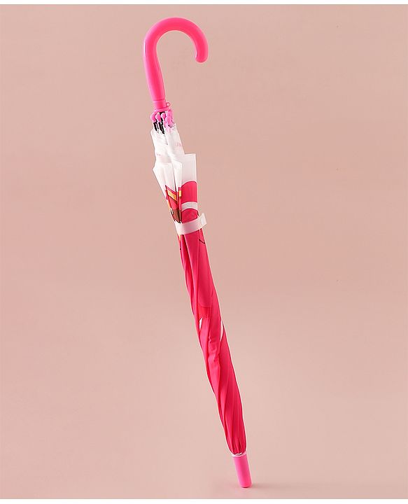 Babyhug Free Size Umbrella with Rabbit Print - Pink