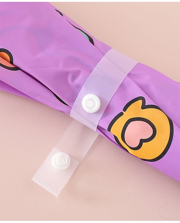 Babyhug Umbrella With Hamster Print -Purple