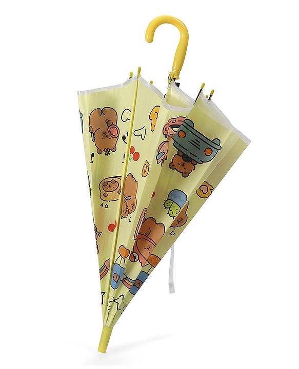 Babyhug Umbrella With Hamster Print -Purple