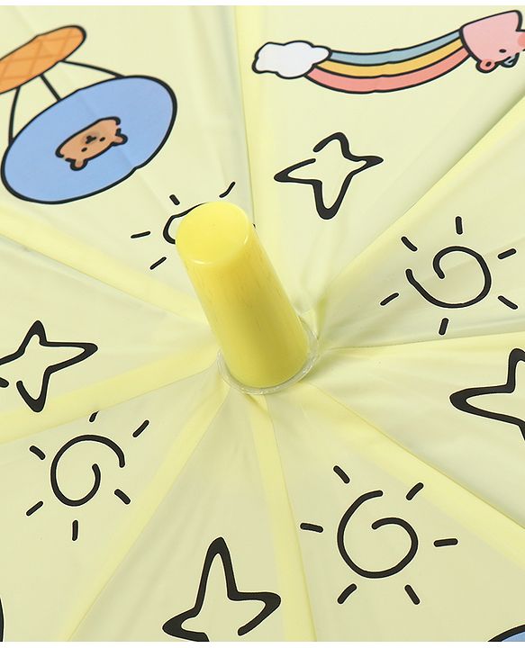 Babyhug Umbrella With Hamster Print -Purple