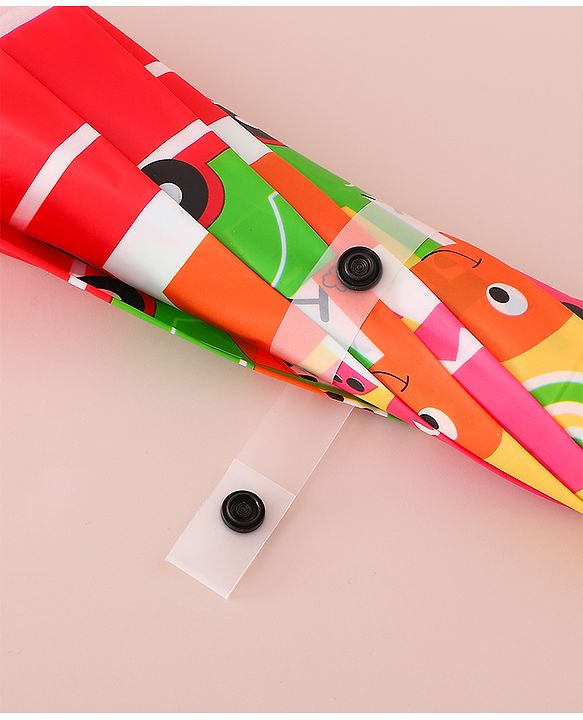 Babyhug Free Size Umbrella with Dino Print - Yellow