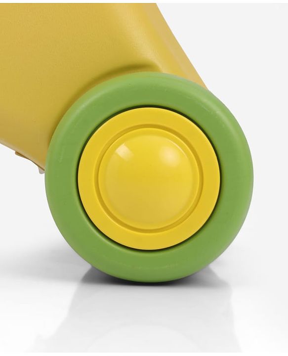 Babyhug 3 in 1 Pony Rocker Combo - Manual Push on Ride On - Yellow & Green| Toy for 1 to 3 Year Kids| Balancing Board| Easy Assemble Indoor & Outdoor Play| BIS Certified| Activity Gifting Option