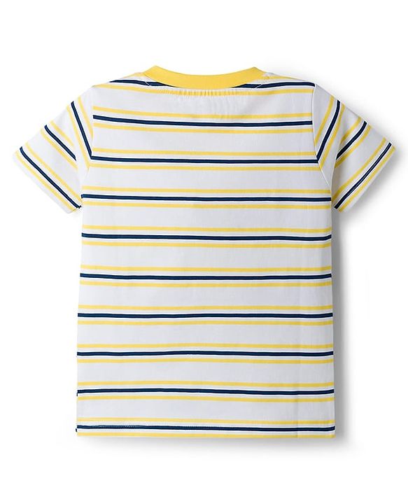 Babyhug Cotton Knit T-Shirts with Graphics Pack of 3 Multi Color 6-9 Months