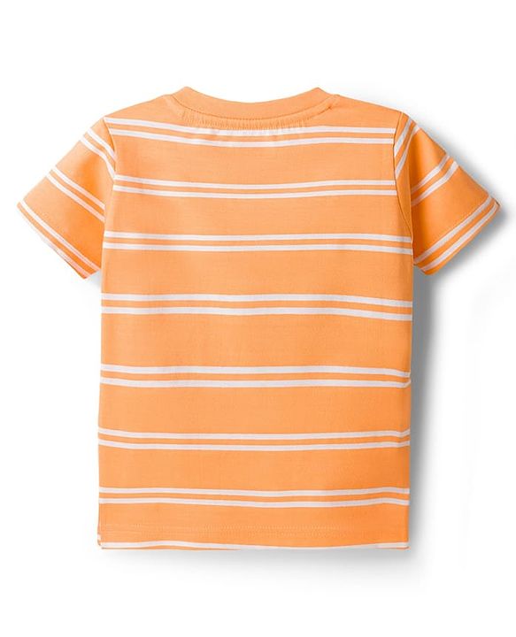Babyhug Cotton Knit Half Sleeves T-Shirts With Animal Print Pack of 3 - Multicolor