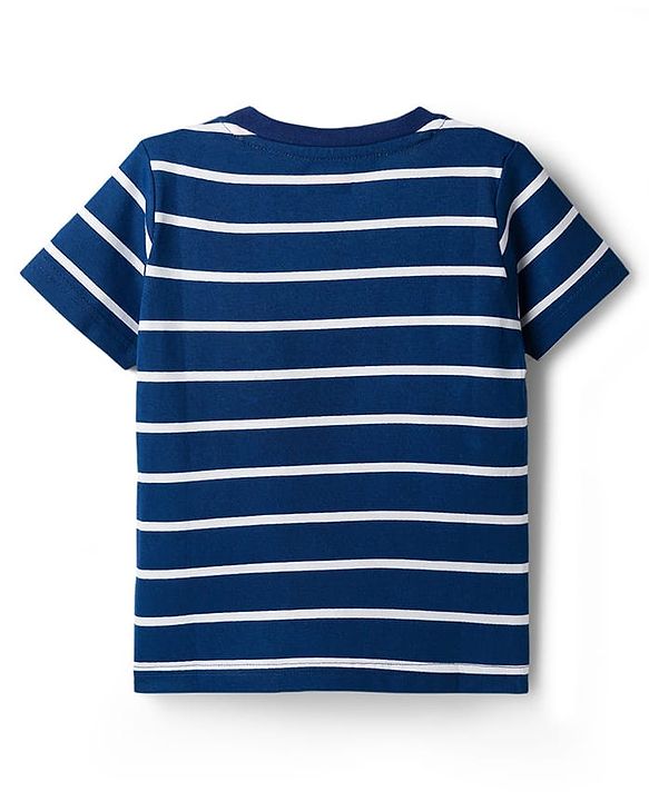 Babyhug Cotton Knit Half Sleeves T-Shirts With Animal Print Pack of 3 - Multicolor