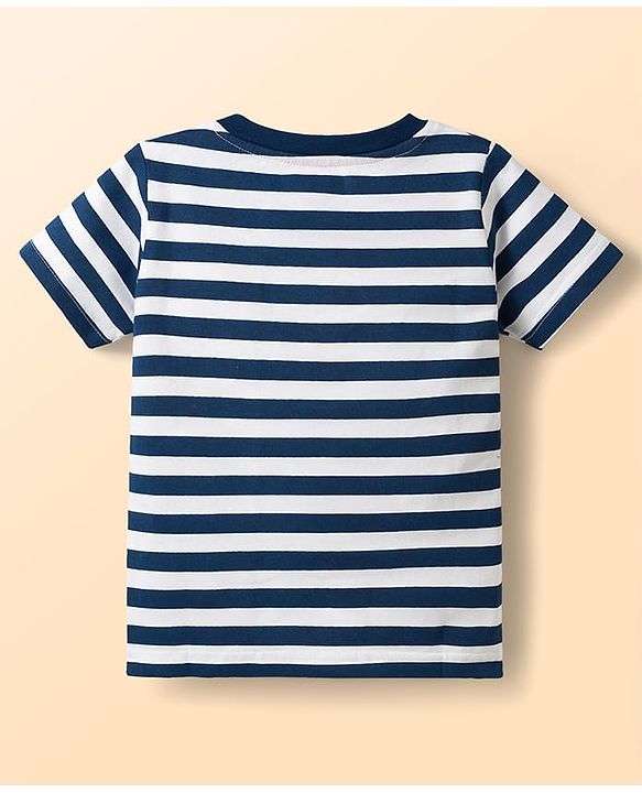 Babyhug Cotton Knit T-Shirts Half Sleeves with Graphics Pack of 3 Multi Color 9-12 Months