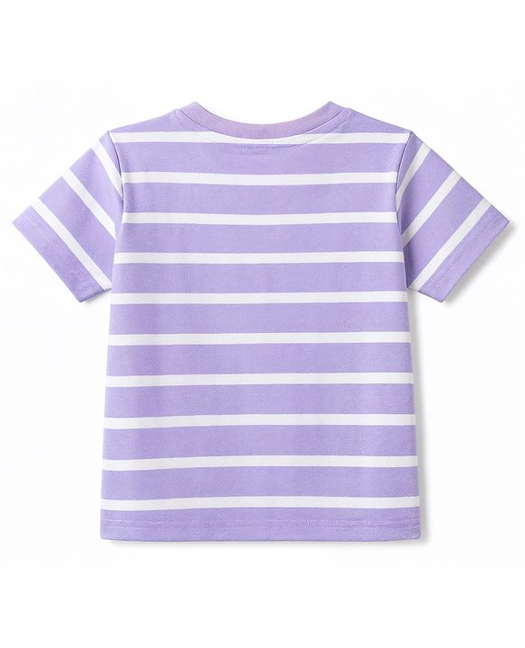 Babyhug 100% Cotton Knit T-Shirts Half Sleeves with Graphics Multi Color 6-9 Months Pack of 5