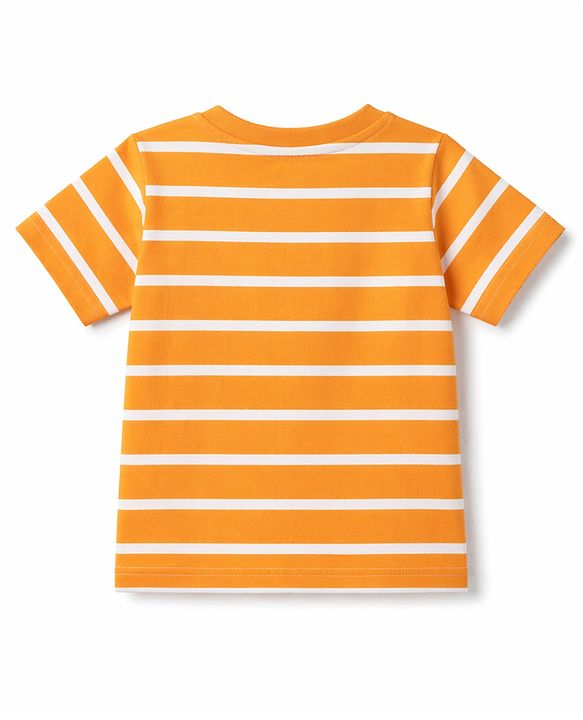 Babyhug 100% Cotton Knit T-Shirts Half Sleeves with Graphics Multi Color 6-9 Months Pack of 5