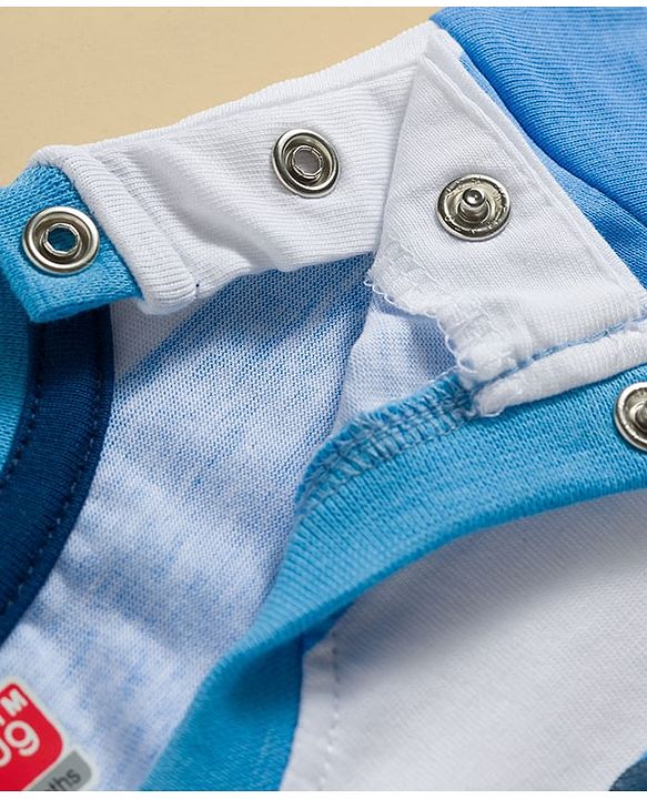 Babyhug Cotton Knit Half Sleeves T-Shirts With Dino Print Pack of 3 - Multicolor