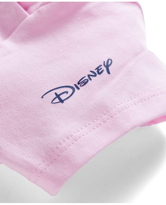 Babyhug Disney 100% Cotton Knit Half Sleeves T-Shirt With Front & Back Winnie the Pooh Graphic - Pink