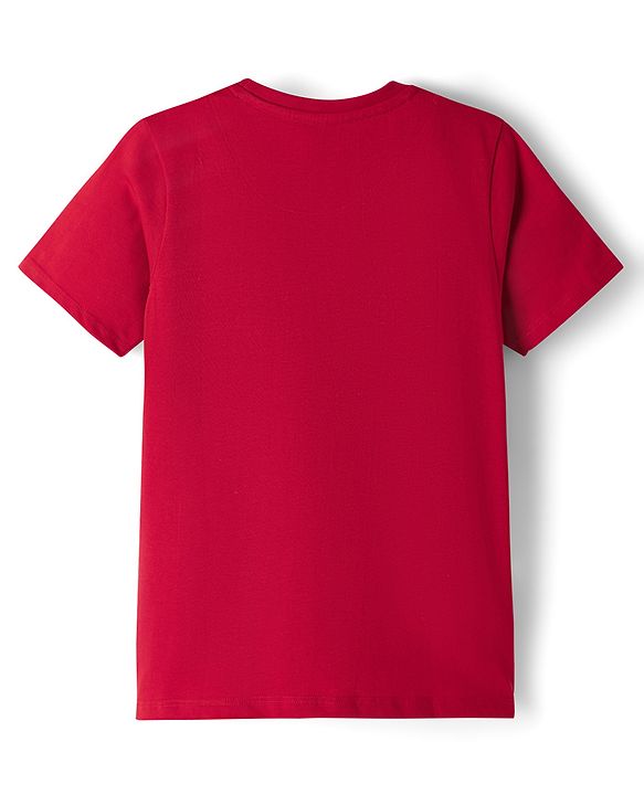 Pine Kids Disney Single Jersey Knit Half Sleeves T-Shirt with  Minnie Mouse & Friends Graphic - Maroon