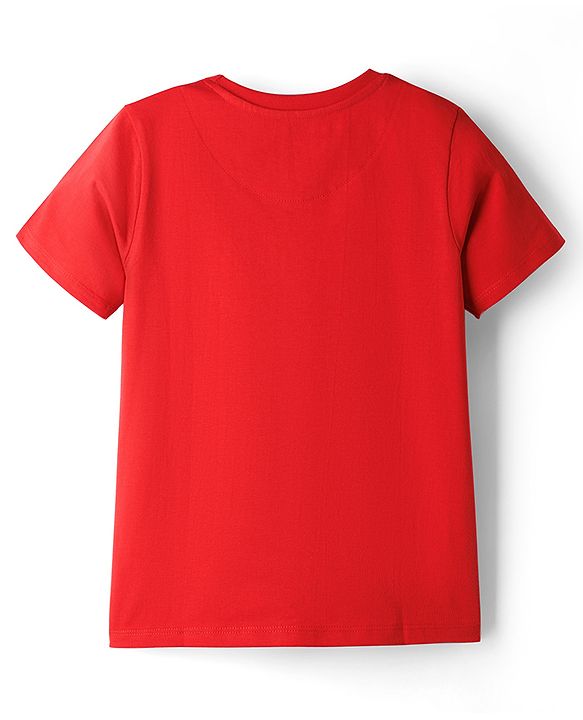 Pine Kids Disney Single Jersey Knit Half Sleeves T-Shirt With Minnie Mouse Graphics - Maroon
