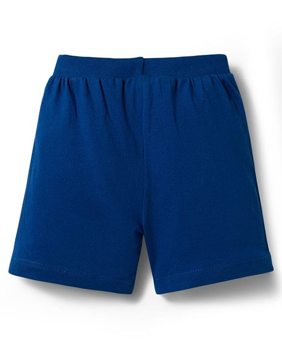 Babyhug Single Jersey Knit Mid Thigh Shorts with Dino & Number Print Pack of 3 - Multicolor
