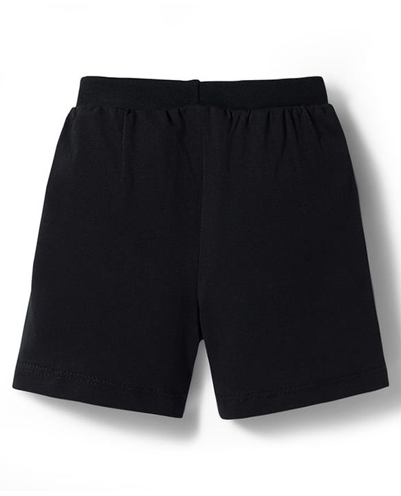 Babyhug Single Jersey Knit Mid Thigh Shorts with Dino & Number Print Pack of 3 - Multicolor