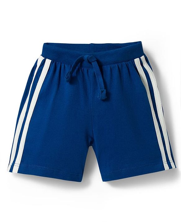 Babyhug Single Jersey Knit Mid Thigh Shorts with Dino & Number Print Pack of 3 - Multicolor