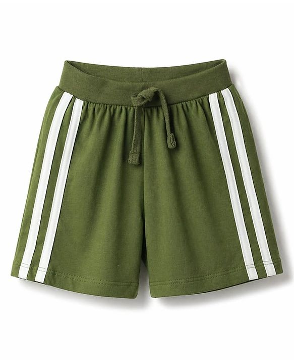 Babyhug Cotton Knit Mid Thigh Camouflage Printed Shorts Pack Of 3 - Multicolor