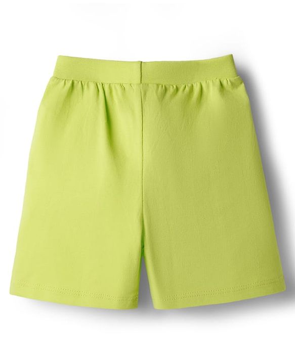 Babyhug Single Jersey Knit Mid Thigh Shorts with Text Print Pack of 3 - Multicolor