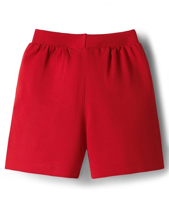 Babyhug Single Jersey Knit Mid Thigh Shorts with Text Print Pack of 3 - Multicolor