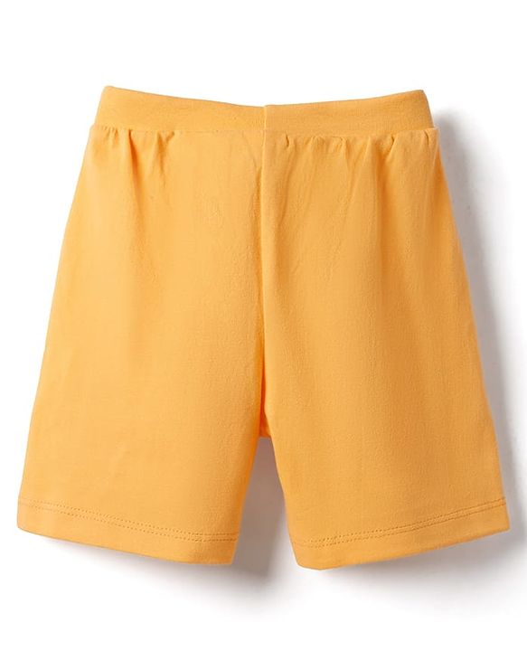 Babyhug Single Jersey Knit Mid Thigh Shorts with Dino Print Pack of 3 - Multicolor
