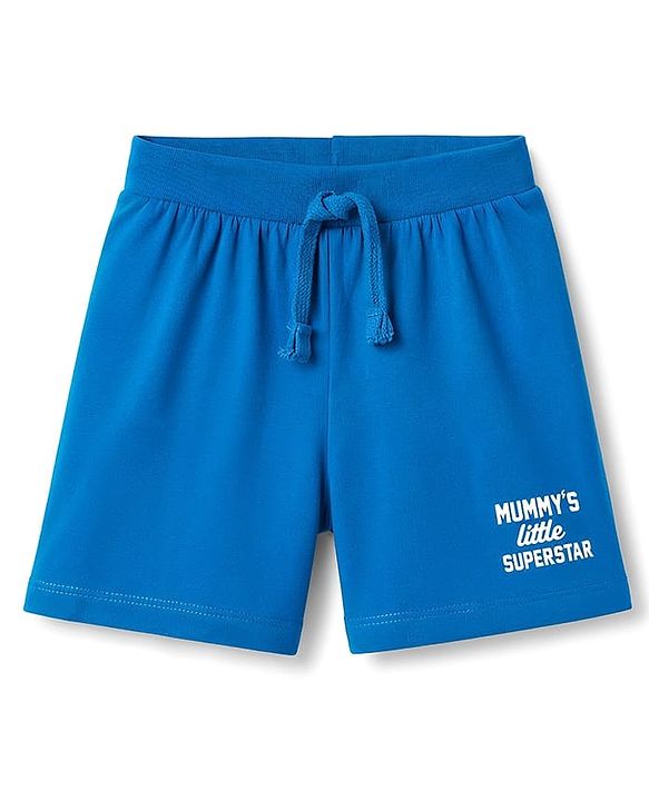 Babyhug Single Jersey Knit Mid Thigh Shorts with Text Print Pack of 3 - Multicolor