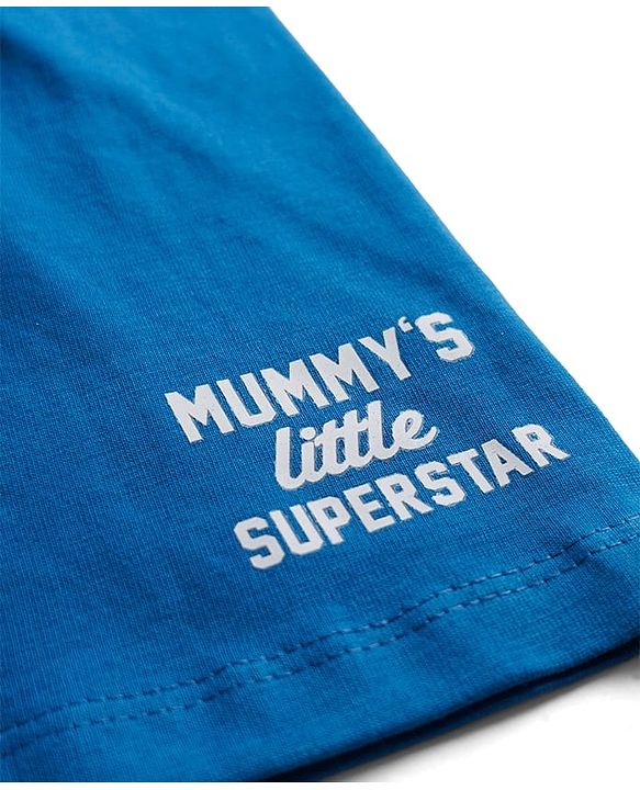 Babyhug Single Jersey Knit Mid Thigh Shorts with Text Print Pack of 3 - Multicolor