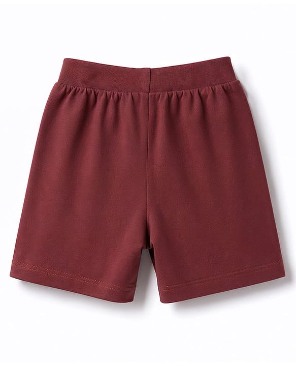 Babyhug Cotton Single Jersey Knit Mid Thigh Shorts with Dino & Cub Print Pack Of 3 - Multicolour