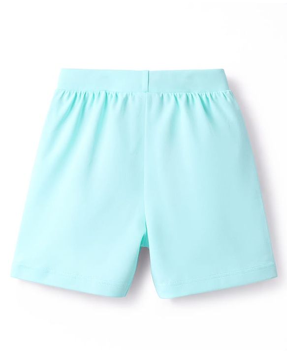 Babyhug Cotton Knit Mid Thigh Solid Shorts Pack Of 3 - Multi Color
