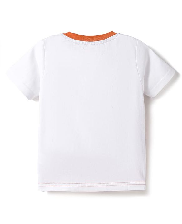 Babyhug 100% Cotton Knit Half Sleeves Striped T-Shirts Pack Of 3 - Multicolour