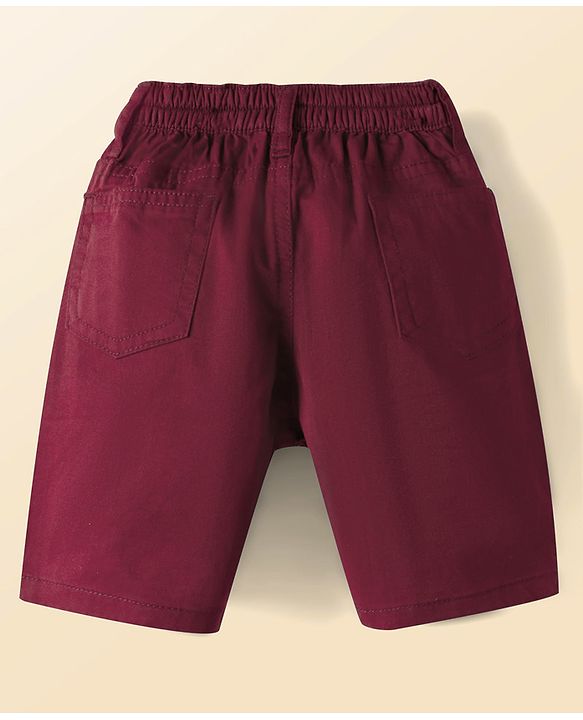 Babyhug Cotton Woven Half Sleeves Shirt & Shorts Set With Floral Print - Multicolor