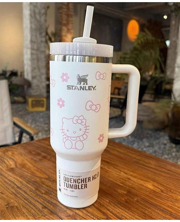 Sanjary Stanley Style Hello Kitty Quencher H2.0 Tumbler 1200ml
