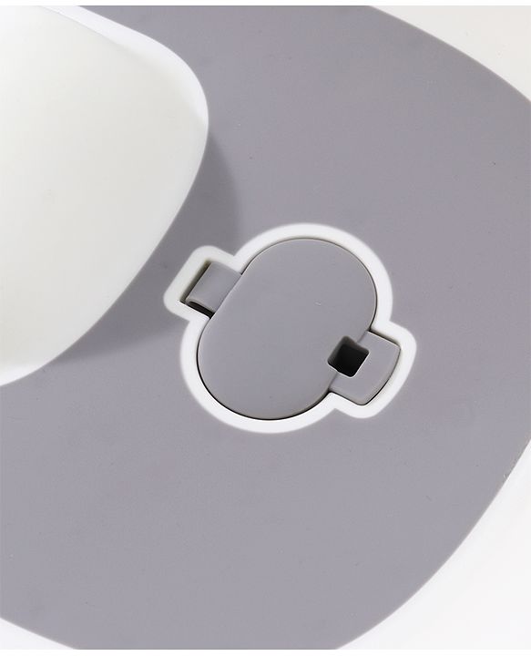 Babyhug ErgoSafe Anti-Slip Multi Utility Baby Bath Tub & Bath Rack - Grey| Adjustable Backrest Recline| Temperature Sensor| Anti-Choking Design| For 02 Years Babies| Drain Plug| Durable Material