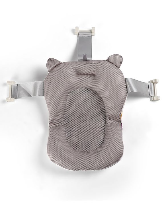 Babyhug Soft Baby Bath Cushion Newborn Bath Seat Support Anti-Slip Floating Cushion Skin-Friendly Washable Easy to Install in Any Regular Bath Tub Infant Bath Support 012 Months