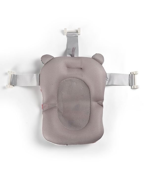 Babyhug Soft Baby Bath Cushion Newborn Bath Seat Support Anti-Slip Floating Cushion Skin-Friendly Washable Easy to Install in Any Regular Bath Tub Infant Bath Support 012 Months