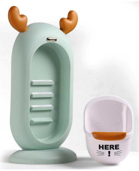 Babyhug Pee Trainer Free Size for Boys Wall Mountable Removable Bowl for Easy Cleaning| Urinal Training| Easy Maintenance Splash Resistant - Cream