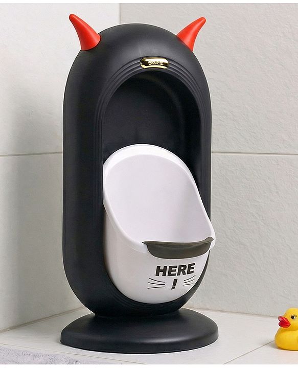 Babyhug Pee Trainer Free Size for Boys Wall Mountable Removable Bowl for Easy Cleaning| Urinal Training| Easy Maintenance Splash Resistant - Cream