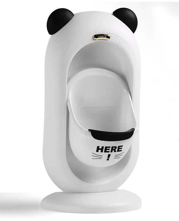 Babyhug Pee Trainer Free Size for Boys Wall Mountable Removable Bowl for Easy Cleaning| Urinal Training| Easy Maintenance Splash Resistant - Cream