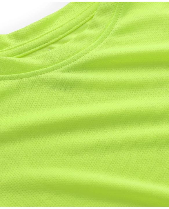 Pine Active Knit Half Sleeves Solid T-Shirt - White